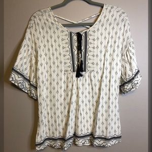 Women’s Boho Printed Top